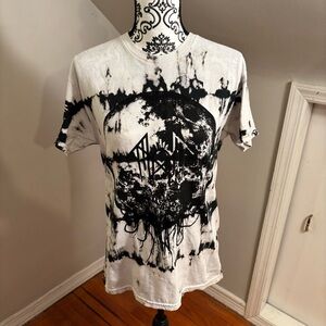 NWOT Sleep Token Take Me Back to Eden black and white tie-dye Size M Rock Band